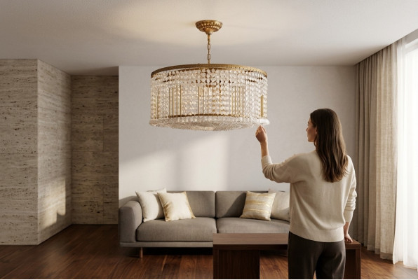 Gaismeklis vainags griestu lampa griestu lukturis zelts luksusa apgaismojums lampa