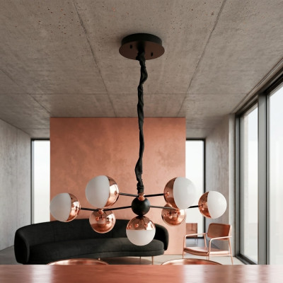 Mūsdienīgs apļveida griestu lampa, luksusa vainags, griestu lustra, rotājuma lampa