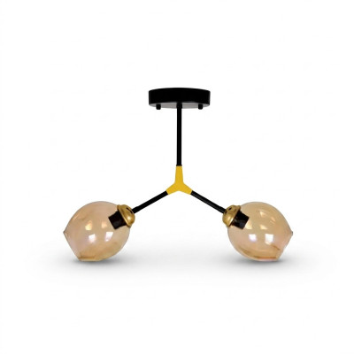Lampes lustras griestu lustras kumodes griestu lampa stikls zelts moderns