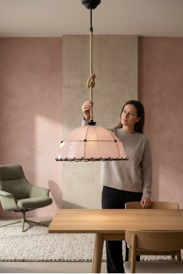 Gaišspuldze gaišpulkstenis lüsteris kronšētes lampa beige moderna aukla