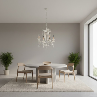 Luksusa griestu lukturis Lüster svecīšu lukturis griestu lampa Lampas Beidziet māksla
