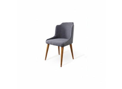 Krēsls 1-vietīgs krēsls koka luksusa klases mēbeles dizains.木头餐椅
