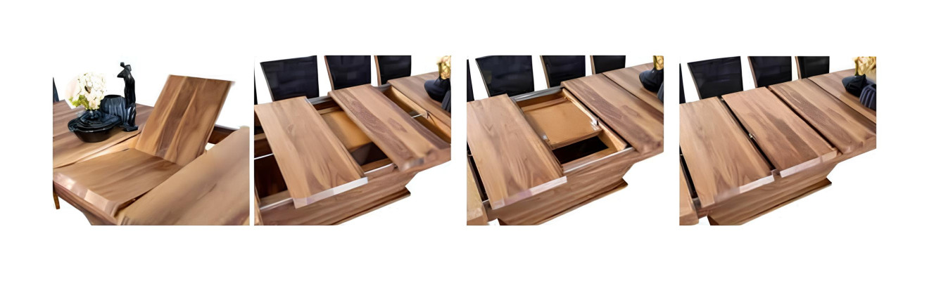 Galds + 6 krēsli Komplekts Polster 7 gab Neu Designer koka ēdamistaba dzīvojamā istaba komplekts