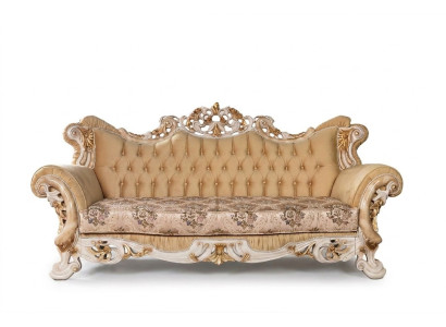 Chesterfield baroka trīsvietīgais dīvāns mēbeles dīvāni audums bēšs