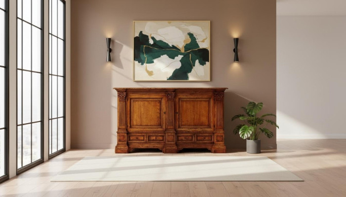 Galds Plaukts Vitrīna Dzīvojamā Istaba Koksēns Bufete Galds Sideboard Skapis Jauns
