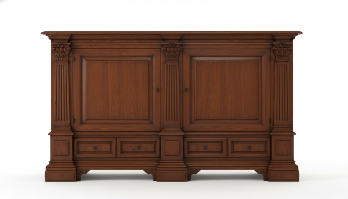 Galds Plaukts Vitrīna Dzīvojamā Istaba Koksēns Bufete Galds Sideboard Skapis Jauns