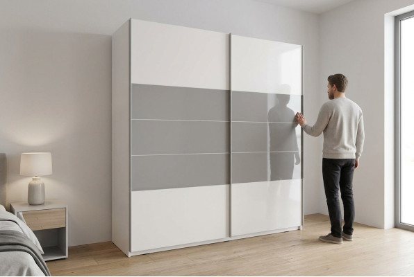 Daudzfunkcionāla skapis plaukts garderobe Jauni skapji glabāšanas drēbju skapji.