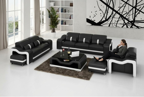 Sofasvīt Moderns Dīvāns Dīvāns Sēž 3+1+1 Kompleta Garnitūra Komplekts Jauns Dzīvojamā Istaba