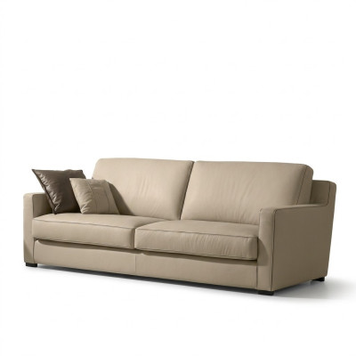 Dizaina audums 3-vietīgā pelēka gulta Elegant Sofa ar polsterējumu Prianera dzīvojamajā istabā