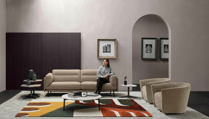 Sofas komplekts Dīvāni Polster Ledersofa Itāļu mēbeles Sofa Prianera