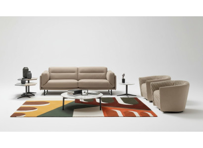 Sofas komplekts Dīvāni Polster Ledersofa Itāļu mēbeles Sofa Prianera