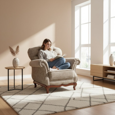 Chesterfield vienvietīgs dīvāns krēslo sols mēbeļu audums audums