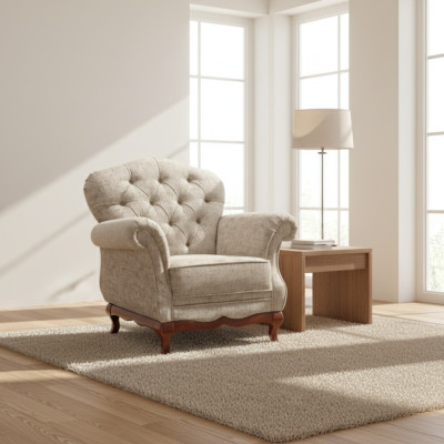 Chesterfield vienvietīgs dīvāns krēslo sols mēbeļu audums audums