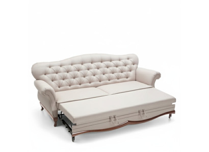 Chesterfield guļamsofa ar gultas funkciju trīsvietīga dīvāns no tekstila