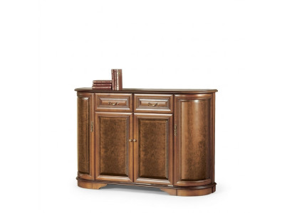 Brūna komoda Antik stils Sideboard Apgādnieks Komodas koka skapis