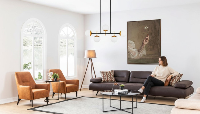 Sofas komplekts 421 sēdvietas dīvāns polster mēbeles dzīvojamais istabas ainavu galdi.