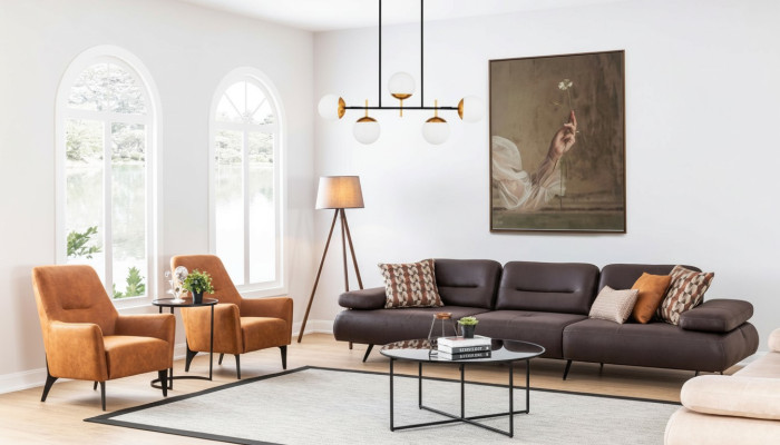 Sofas komplekts 421 sēdvietas dīvāns polster mēbeles dzīvojamais istabas ainavu galdi.
