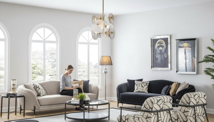 Sofas komplekts 3+3+1+1 sēdvietām dizaina dīvāns Mūsdienīgas polsterētas dīvāni jauns.