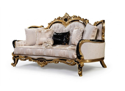 Chesterfield 3 sēdvietu dizainera sofa, luksusa mēbeļu dīvāni, auduma tekstilas. Jauns.