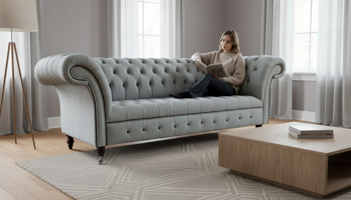 Dizainera dīvāns 3 vietas Chesterfield mīkstās mēbeles dīvāni mīkstajiem dīvāniem Mēbeles