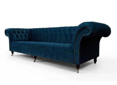 Dizainera dīvāns 3 vietas Chesterfield mīksta mēbele sēžojamais 3-vietīgs tekstils sofa
