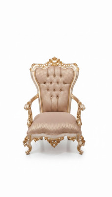 Beiger Chesterfield krēsla antīkais stils krēsli ar roku balstiem baroka un rokoka stilā mēbeles