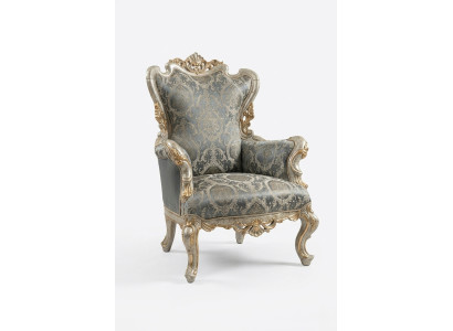 Klasiskais trona krēsls mēbeles baroks krēsls Chesterfield audekls krēsls