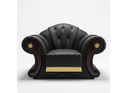 Luksusa krēsla Chesterfield vienvietīgam dīvānam mēbeles mēbeles dīvāns 1-vietīgais