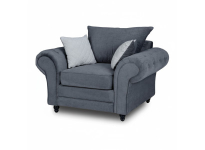 Televizora krēsls vienvietīgs Chesterfield dīvāns Sofa Polster mēbeles audekls
