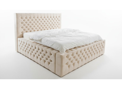 Luksusa gulta Chesterfield veļa gultas audums divguļamā gulta viesnīcai mēbeles 140x200