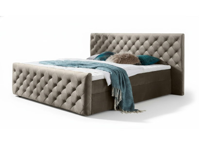 Chesterfield audekla gultas divguļamā gulta 160x200 dizaina gultas viesnīcas iekārtas.