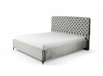 Peleka Chesterfield gulta Klasiskais guļamistabu mēbeļu dizains Elegants audums