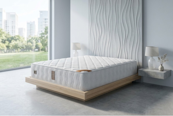 Augstas kvalitātes viesnīcas matracis 28cm Kingsize izmēra, īpaši biezas matraču 160x200cm.