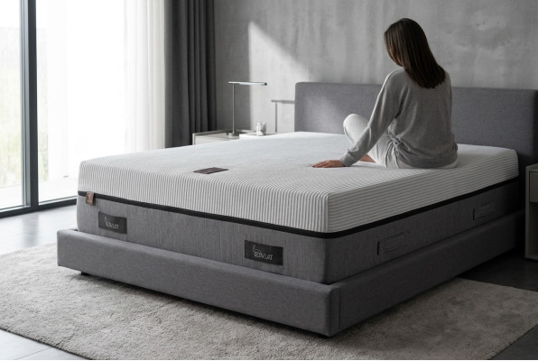 Augstas kvalitātes viesnīcas kingsize matracis 25 cm bieza matracis 160x200 cm.