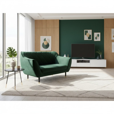 Izsmalcināts, ļoti komfortabls divvietīgs dīvāns no Eiropas mēbeļu ražotājiem