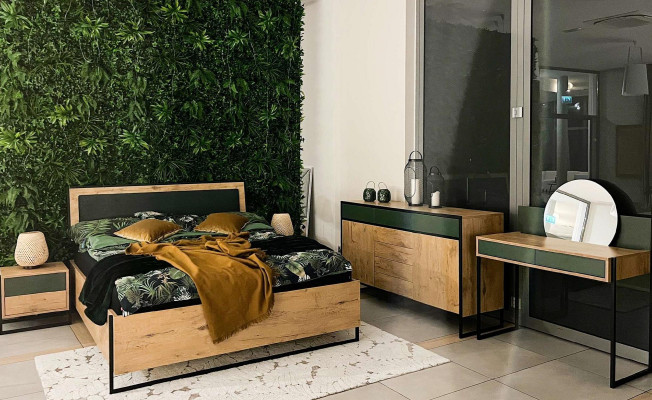 Komoda Brūns Elegants dizains Moderns Mēbeles Guļamistabas Skapis Skaists