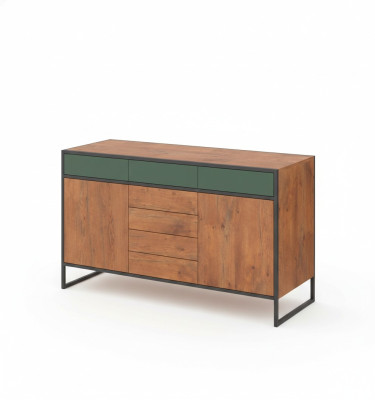 Komoda Brūns Elegants dizains Moderns Mēbeles Guļamistabas Skapis Skaists