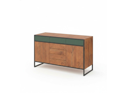 Komoda Brūns Elegants dizains Moderns Mēbeles Guļamistabas Skapis Skaists