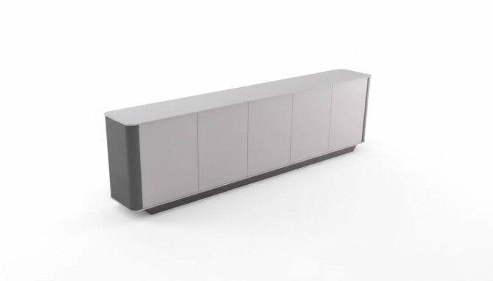 Sideboard Dokumenten Modern Kommode Schrank Holz Büroschrank Grau -> Dokumentu modernais skapji skapis no koka bīra pelēks