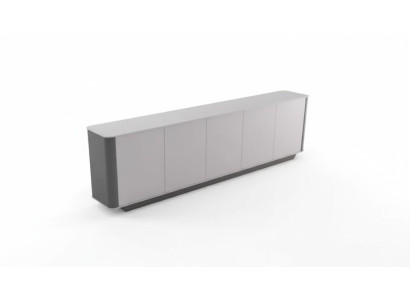 Sideboard Dokumenten Modern Kommode Schrank Holz Büroschrank Grau -> Dokumentu modernais skapji skapis no koka bīra pelēks