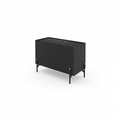 Kommode Sideboard Bürokommode Design Möbel Skapis Lowboard Birojs Melns
