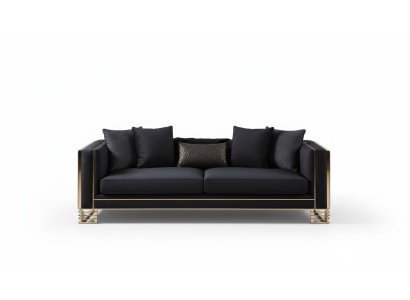Sofas komplekts dīvāns krēsli 3+3+1-vietu galds blakusgalds komplekts 5 gab.