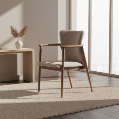 Ēdamistabas krēsla dizains polster Stoff Textil stils Modernais atpūtas krēsls kresls