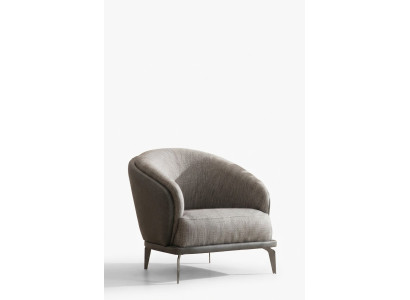 Krēsls viensējai Luxus 1 sēdeklis Polster Sitz Design Pelēks Sitz Stoff Neu