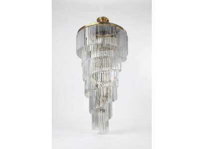Spīdīgs luksusa lustrs griestu lampa dzīvojamajā istabā baltā modernā lampa
