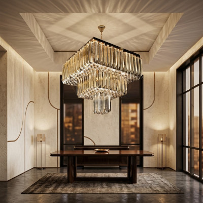 Gandrīz Modern Ceiling Light Designer Jauns Zelts Luksusa Dzīvojamā Istaba