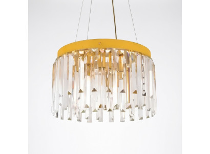 Lustīgs debespuses lustrs antika ozola kristāla lampa latviešu Jugendstil.