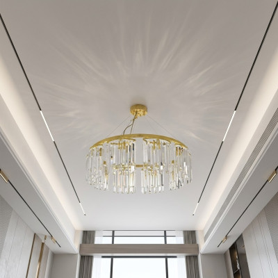 Apgaismojuma kristālmozaīka lampa griestu lampa griestu lampa lukturi kronštēnam