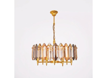 Kronšķi zelta jumta lampa lampa gaisma zelta gaisma 60x75cm