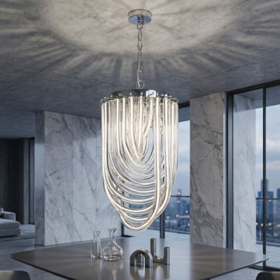 Kronšteins griestu lampa Luksusa griestu lampa Lustre jauna dzīvojamā istaba